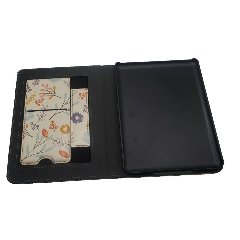 Kindle Leather Case Cover for Paperwhite Signature Edition and 11th‎ Gen Flower